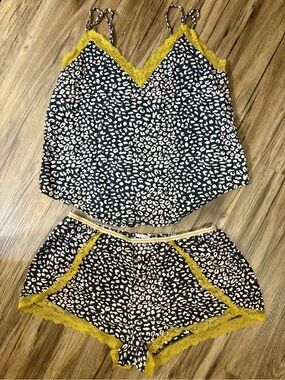 Victoria's Secret Cami & Shorts Set with Lace Trim